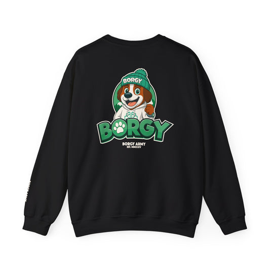 Borgy OG revecto - Double Logo crewneck - Black