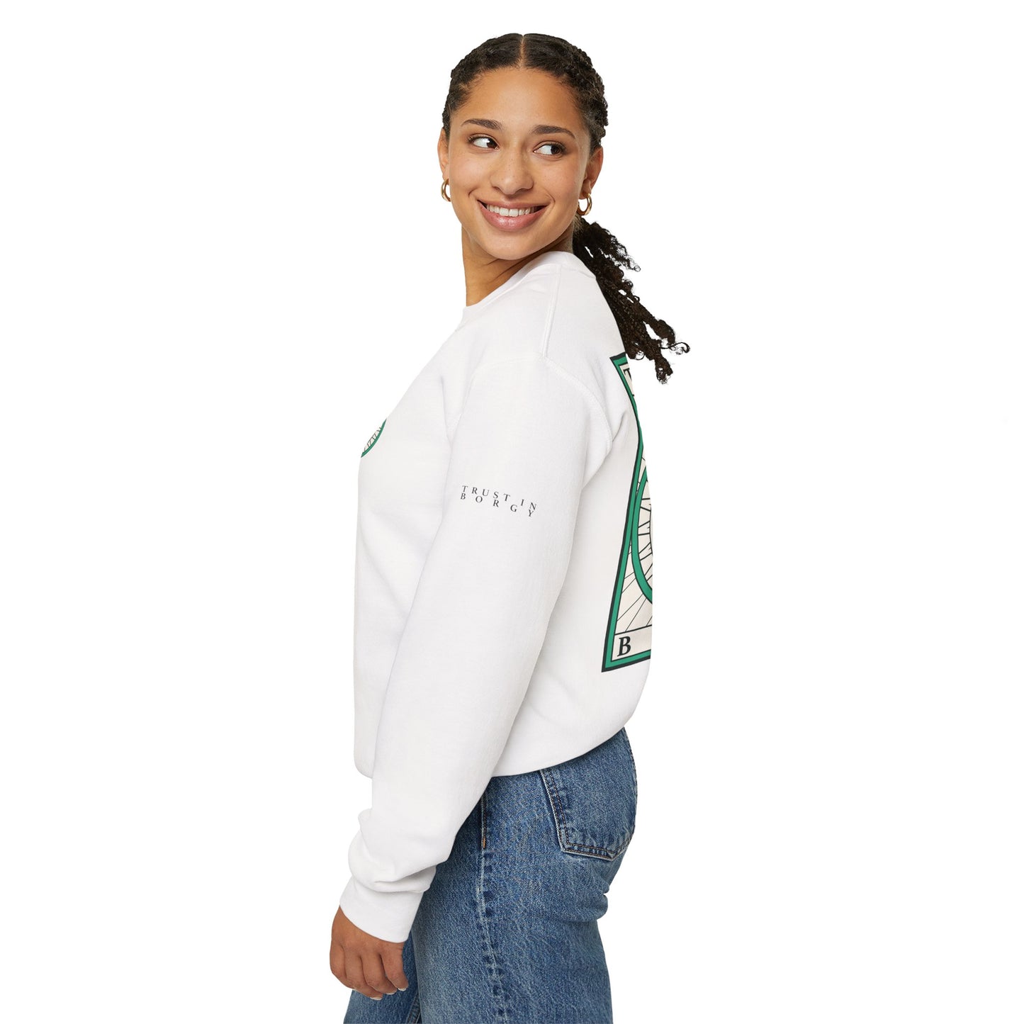 More Trust Crewneck Sweatshirt - White