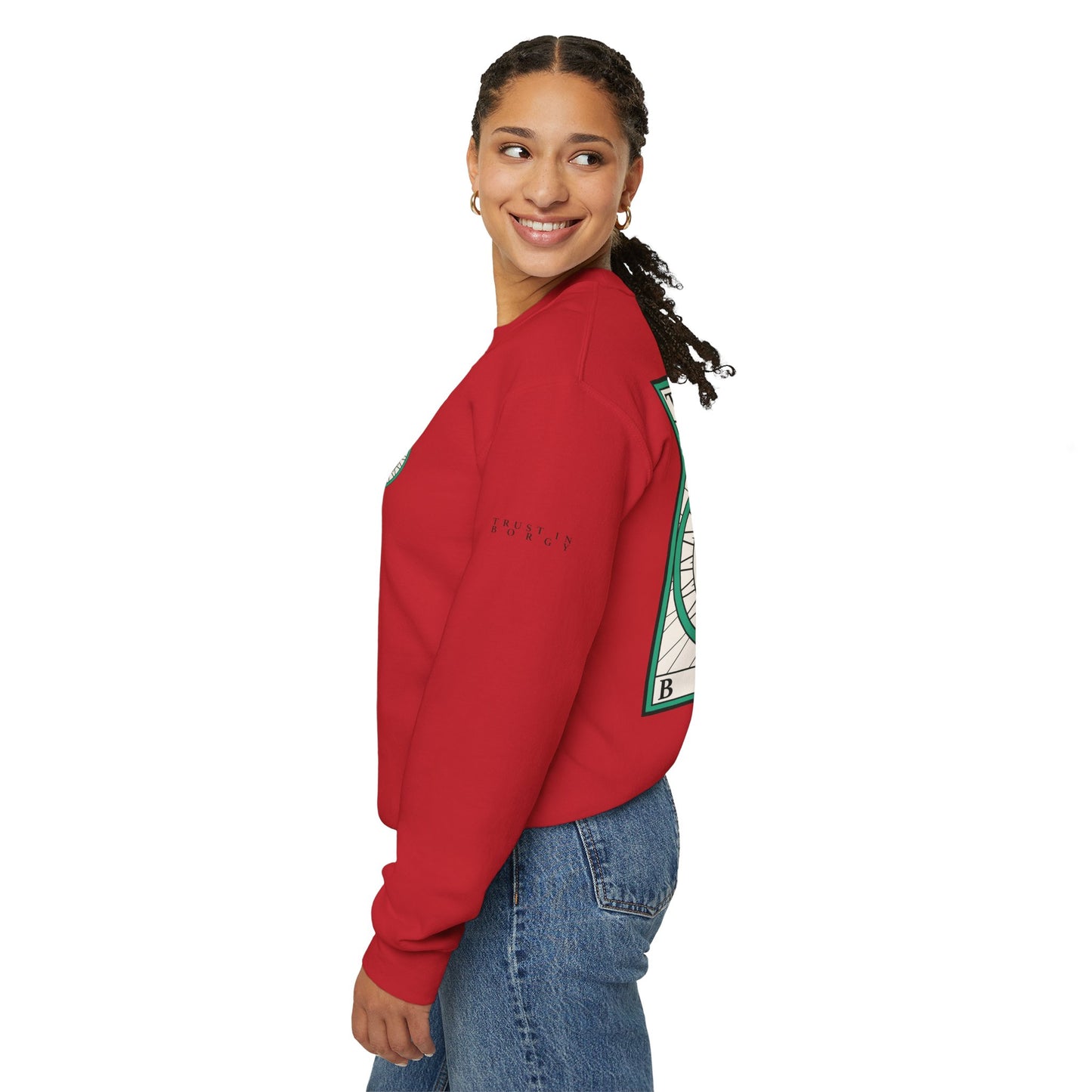 More Trust Crewneck Sweatshirt - Red