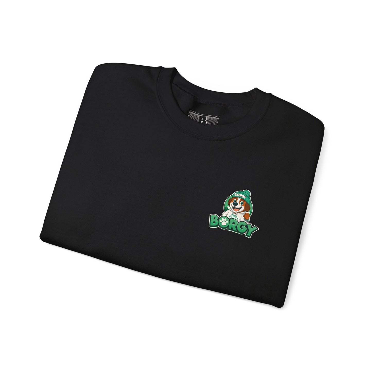 Borgy OG revecto - Double Logo crewneck - Black