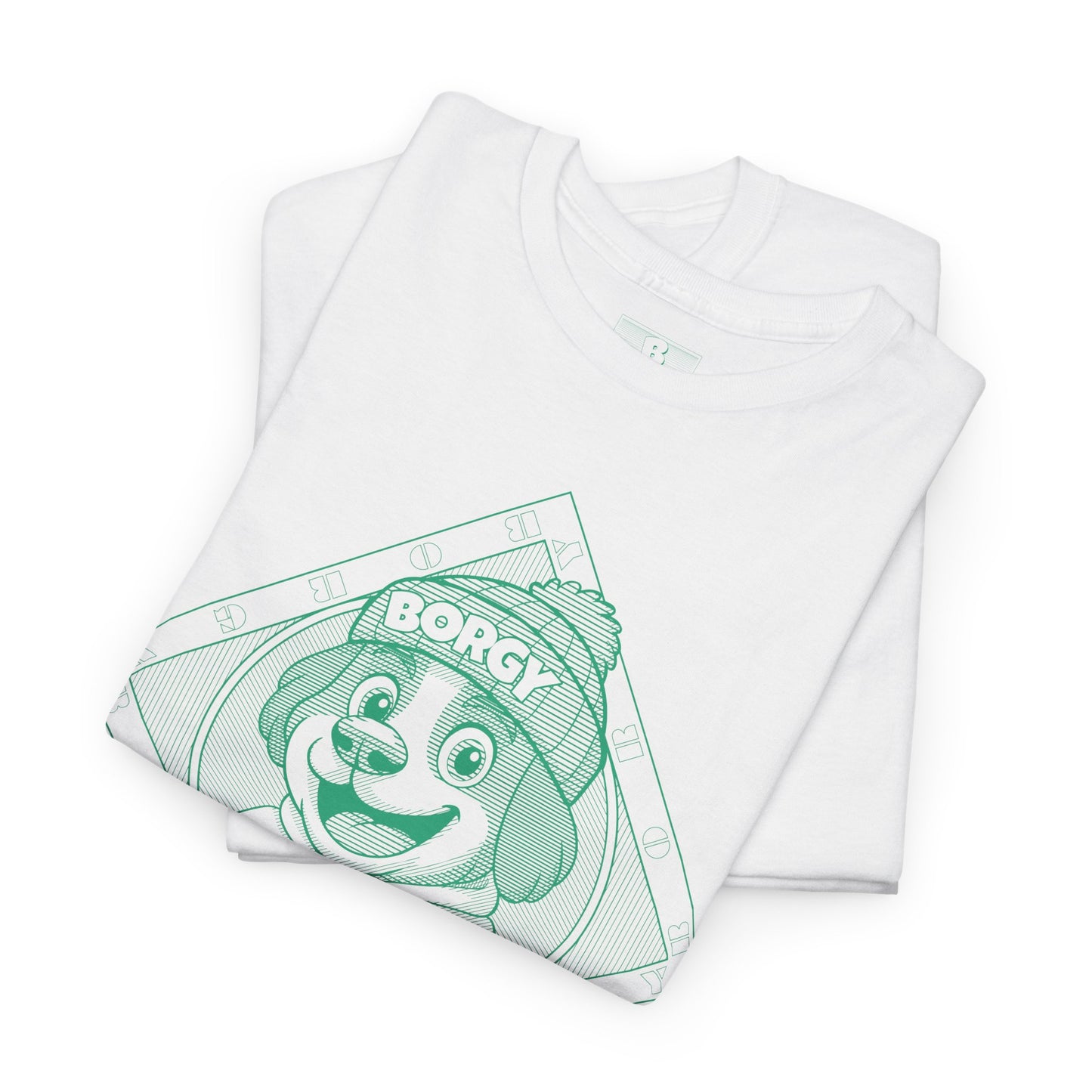Borgy Greenlines T-Shirt - White & co