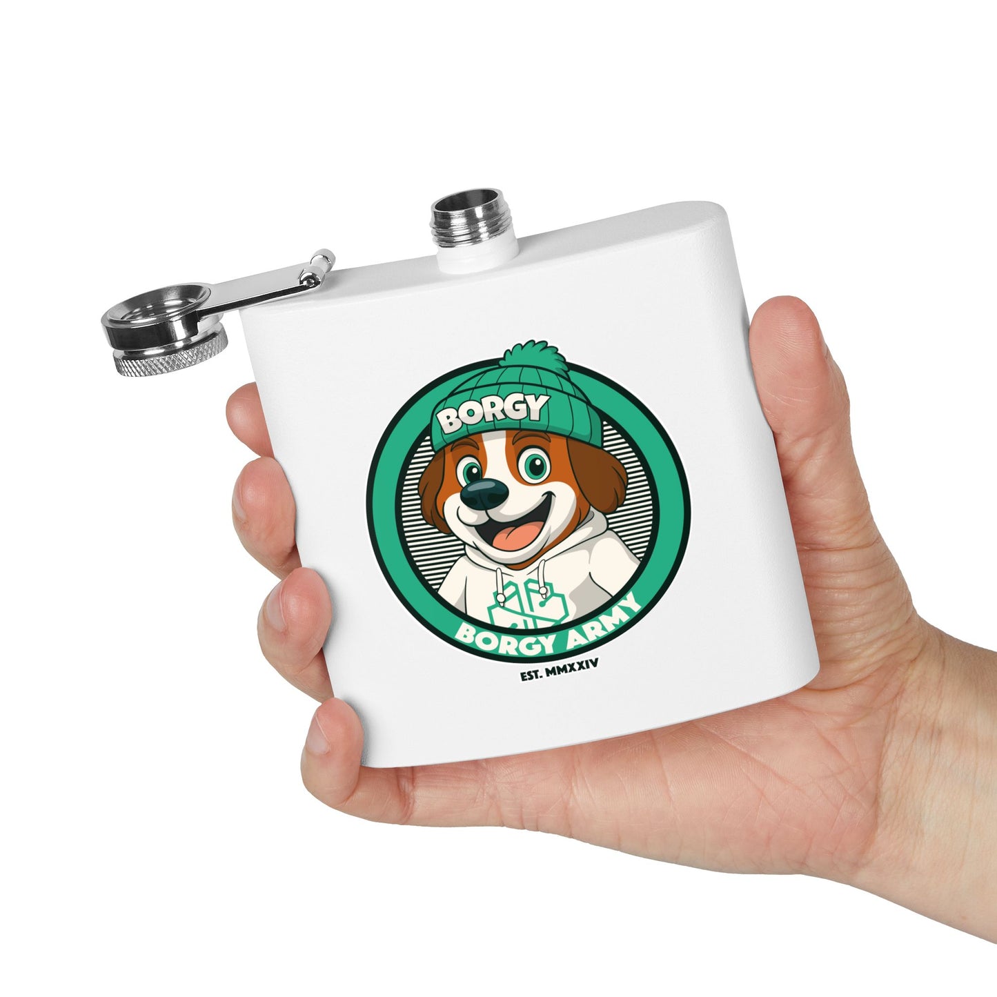 Borgy Army Stainless Steel Flask