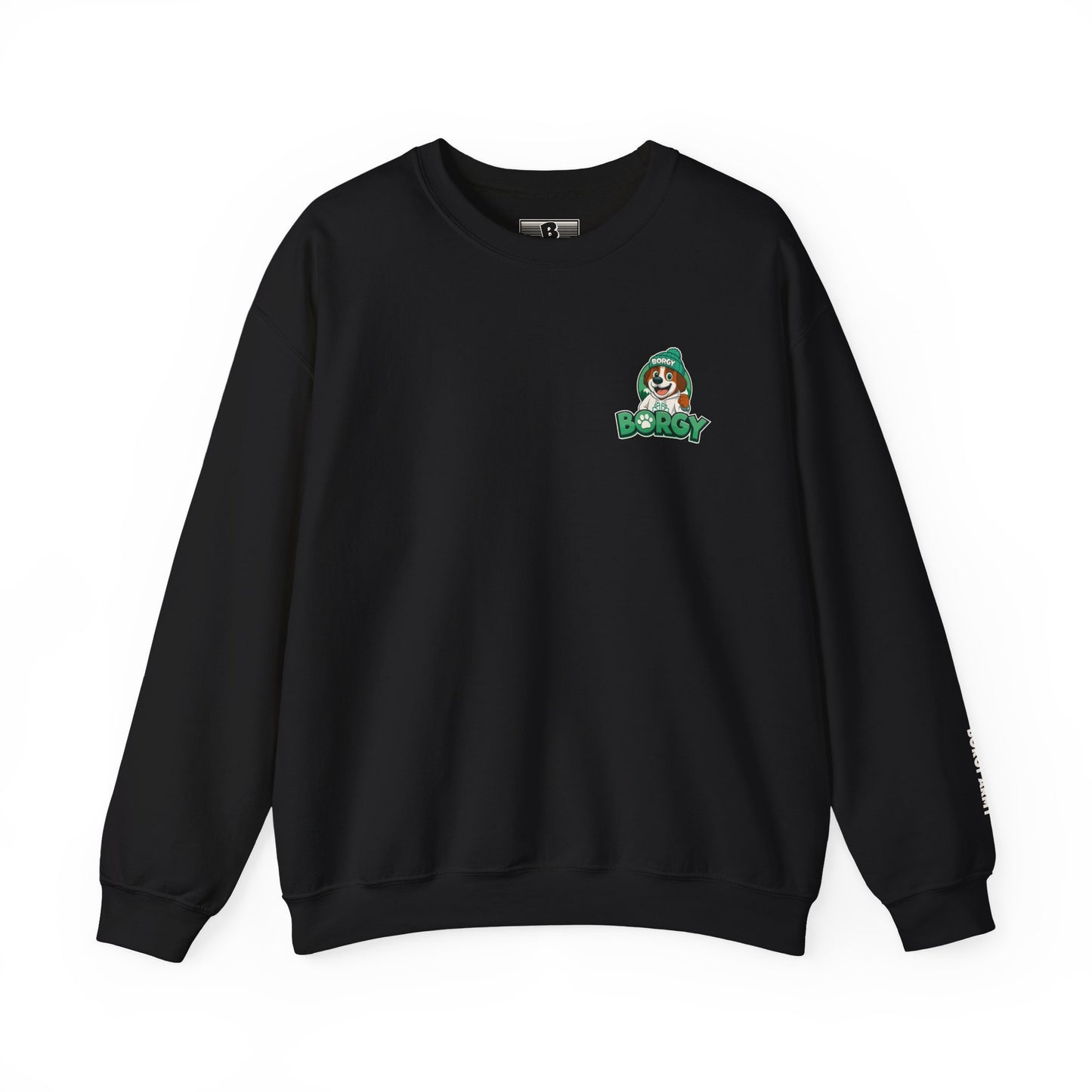 Borgy OG revecto - Double Logo crewneck - Black