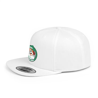 Borgy Army Snapback Hat - Green circle