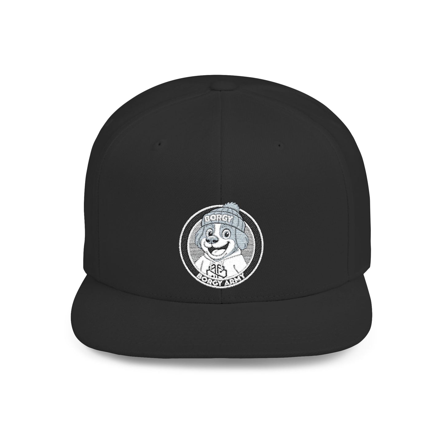 Borgy Army Snapback Hat - Monochrome
