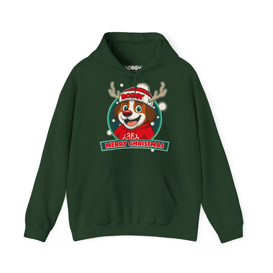 Borgy Merry Christmas - Hoodie - Green