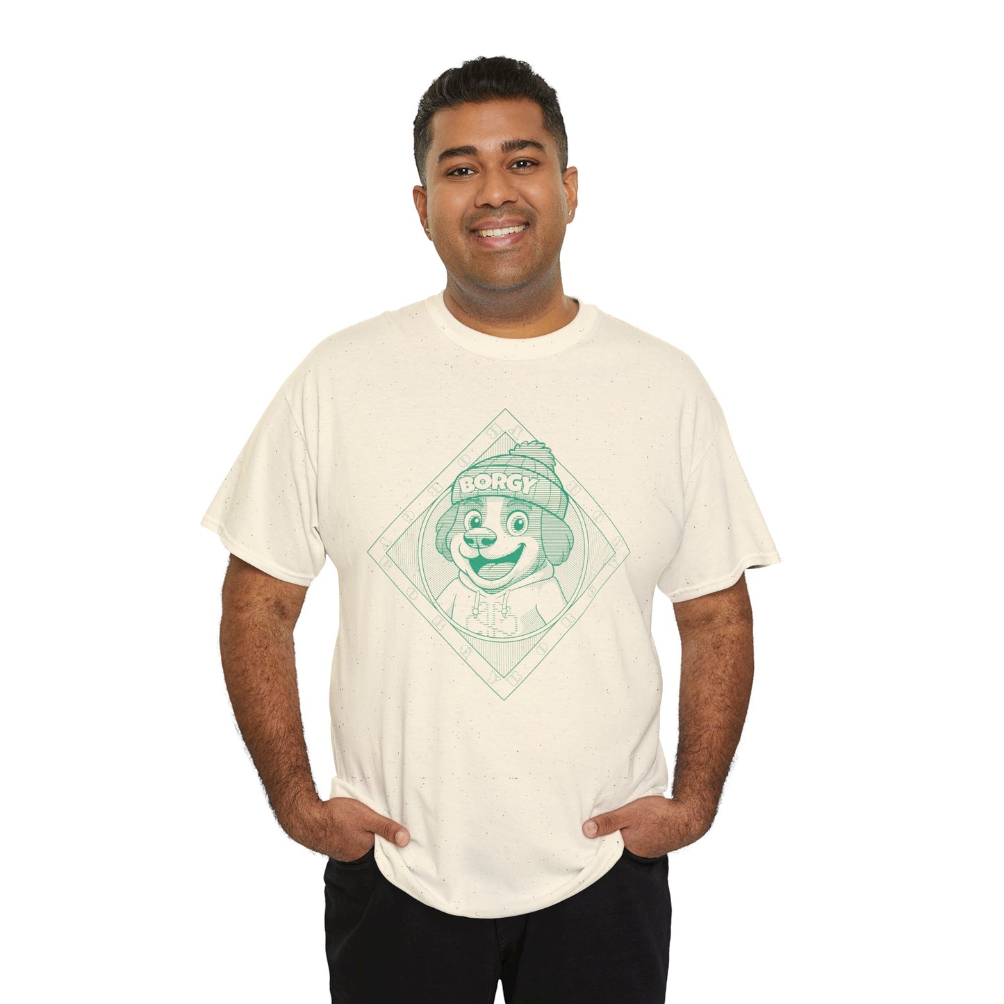 Borgy Greenlines T-Shirt - White & co