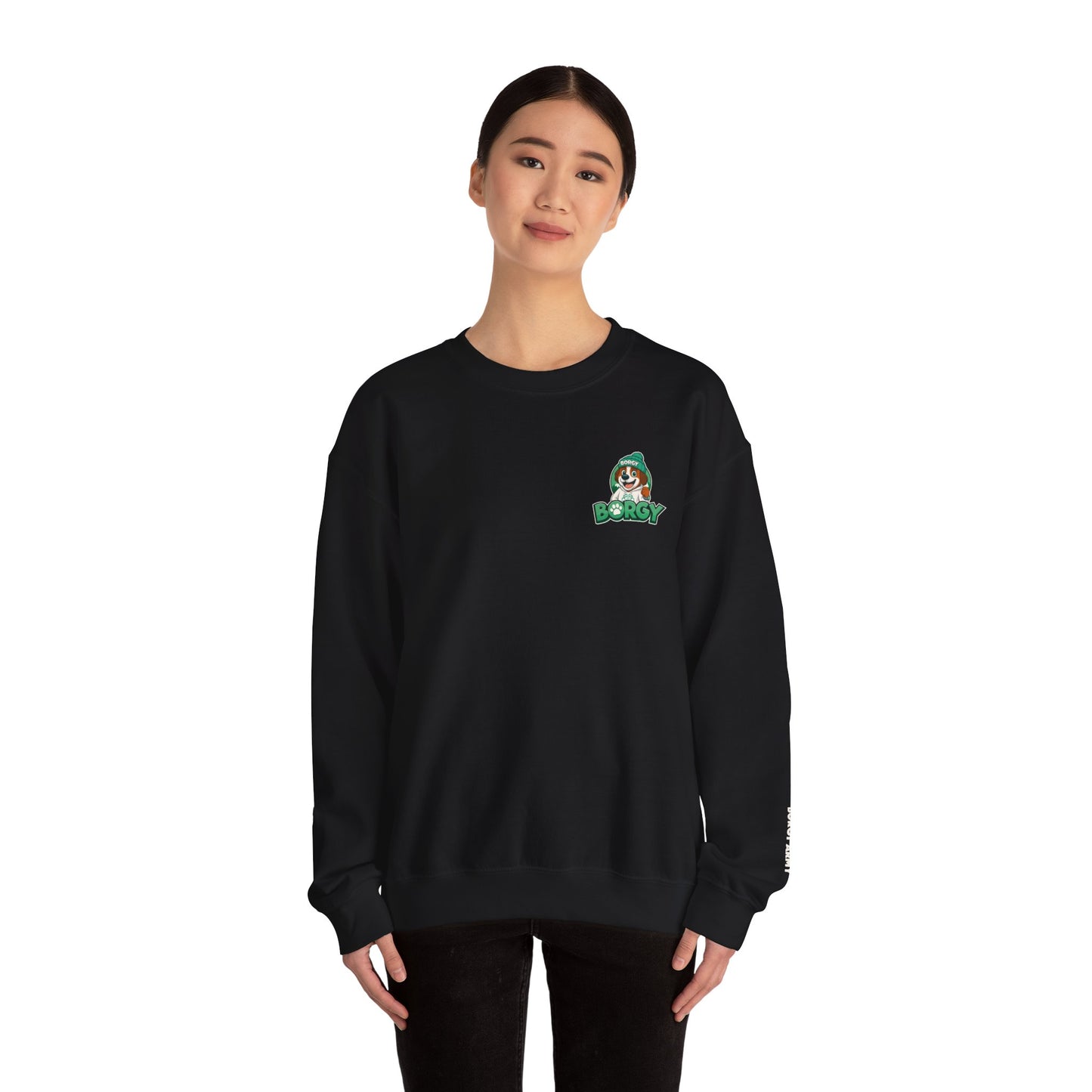 Borgy OG revecto - Double Logo crewneck - Black