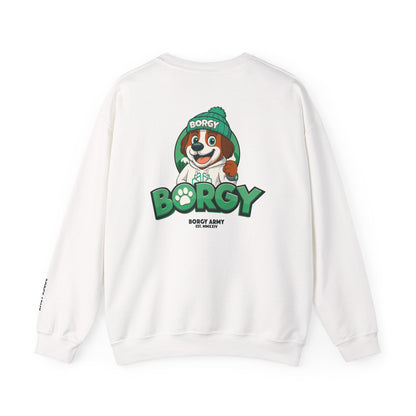 Borgy OG revecto - Double Logo crewneck - White