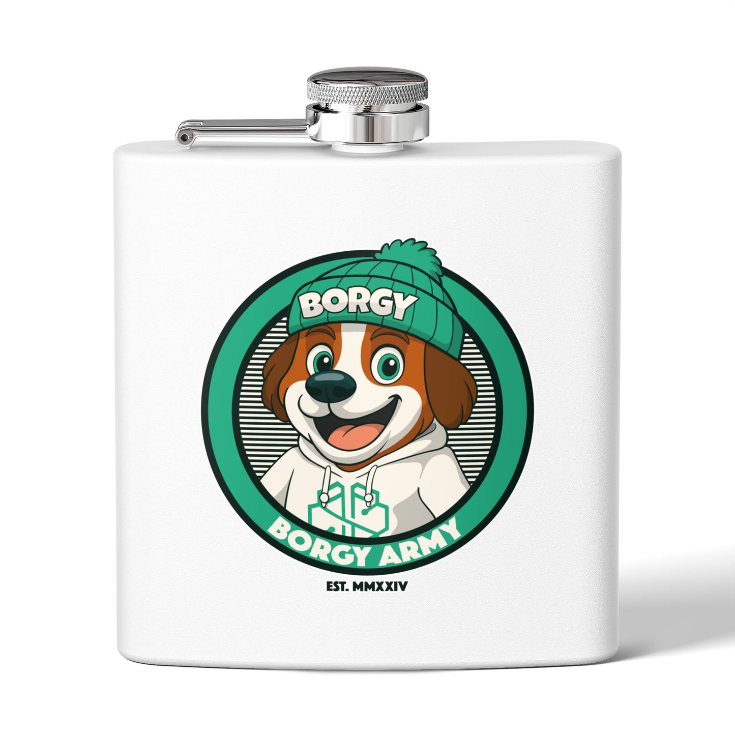 Borgy Army Stainless Steel Flask