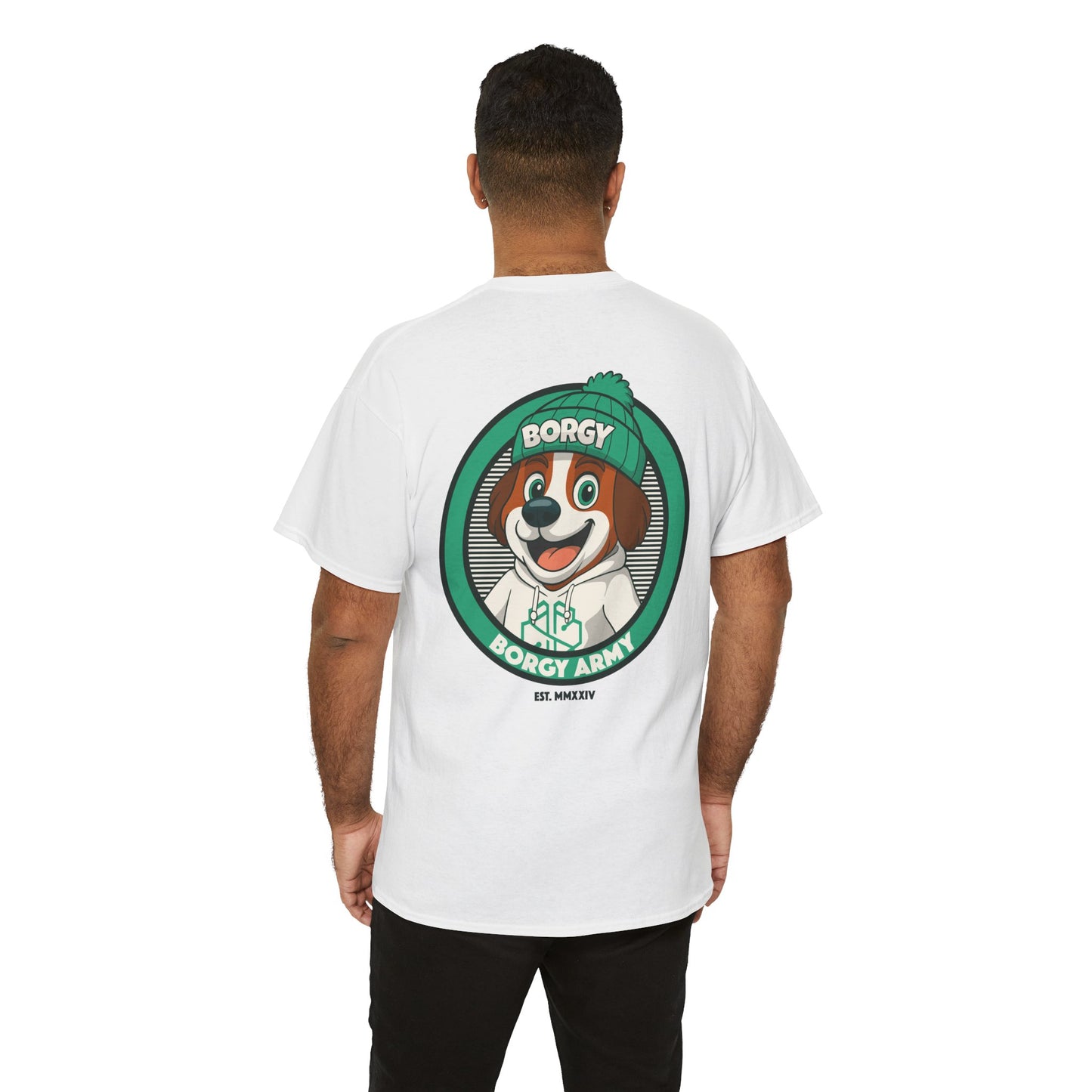 Borgy Army T-Shirt - Green circle