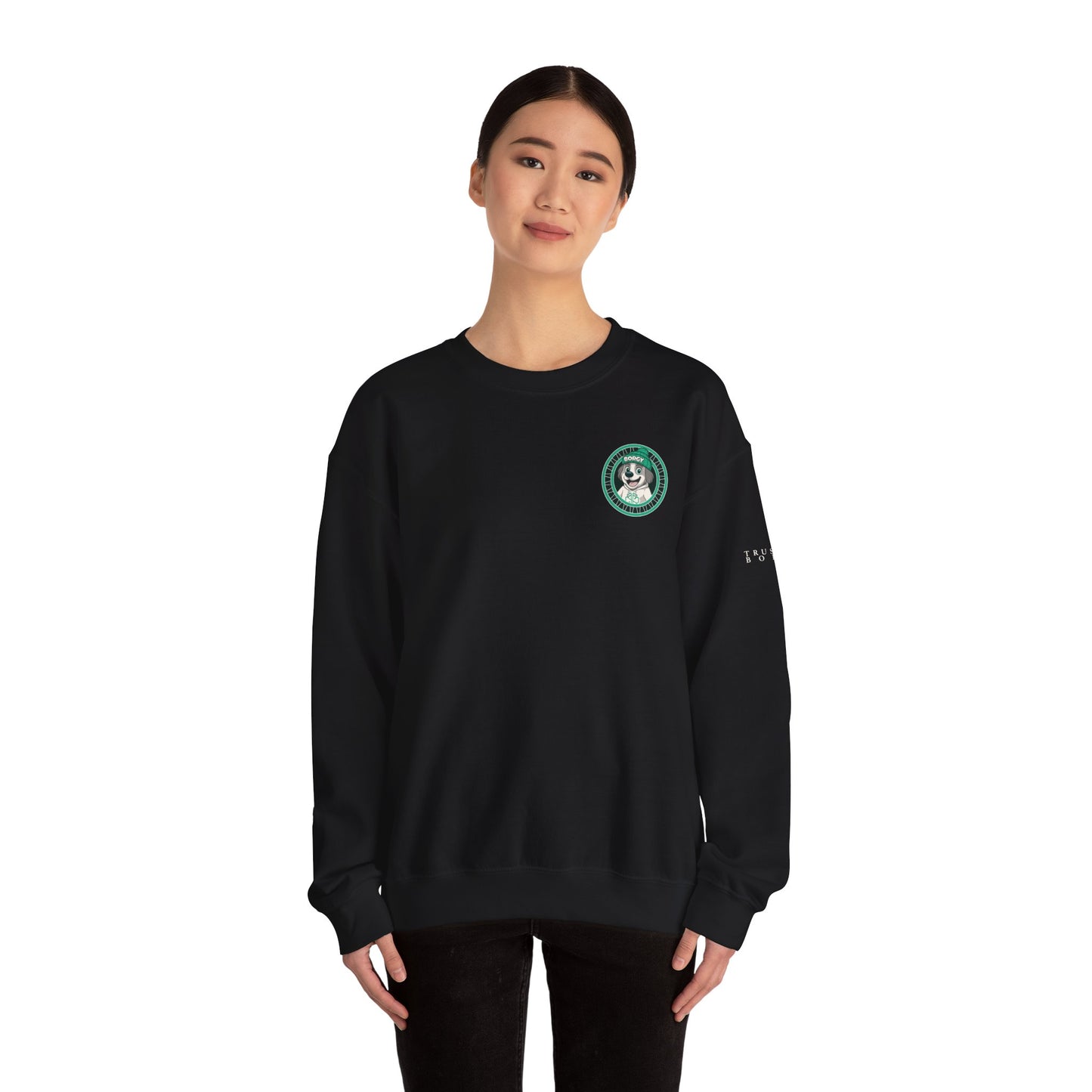 More Trust Crewneck Sweatshirt - Black