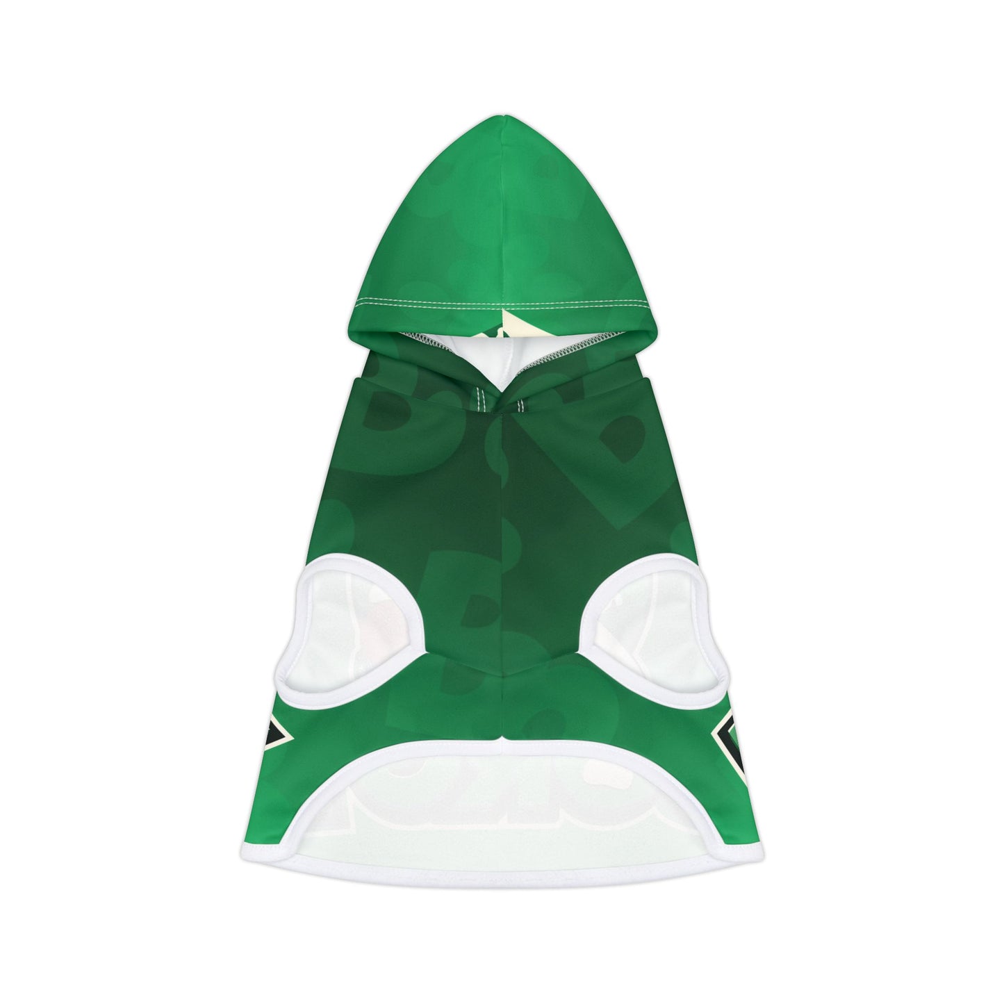 Borgy Green Pet Hoodie — Cute Dog Character Hoodie for Small Pets