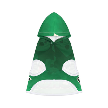 Borgy Green Pet Hoodie — Cute Dog Character Hoodie for Small Pets