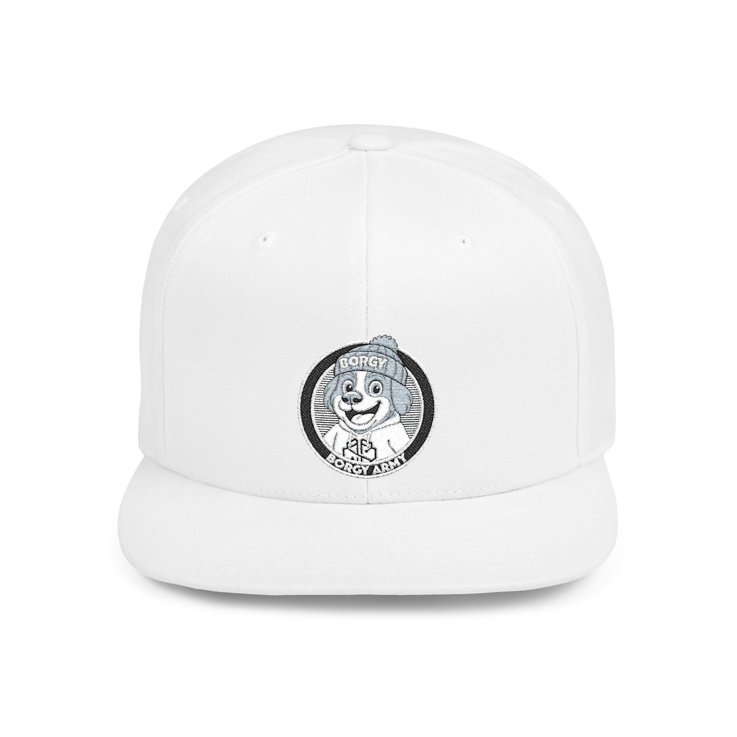 Borgy Army Snapback Hat - Monochrome