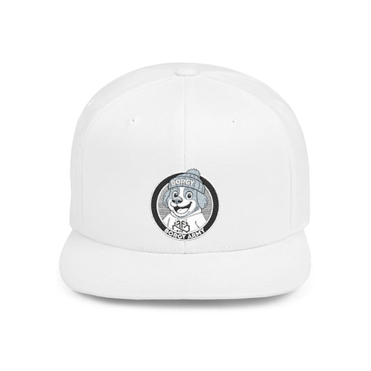 Borgy Army Snapback Hat - Monochrome
