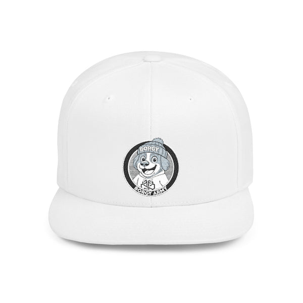 Borgy Army Snapback Hat - Monochrome