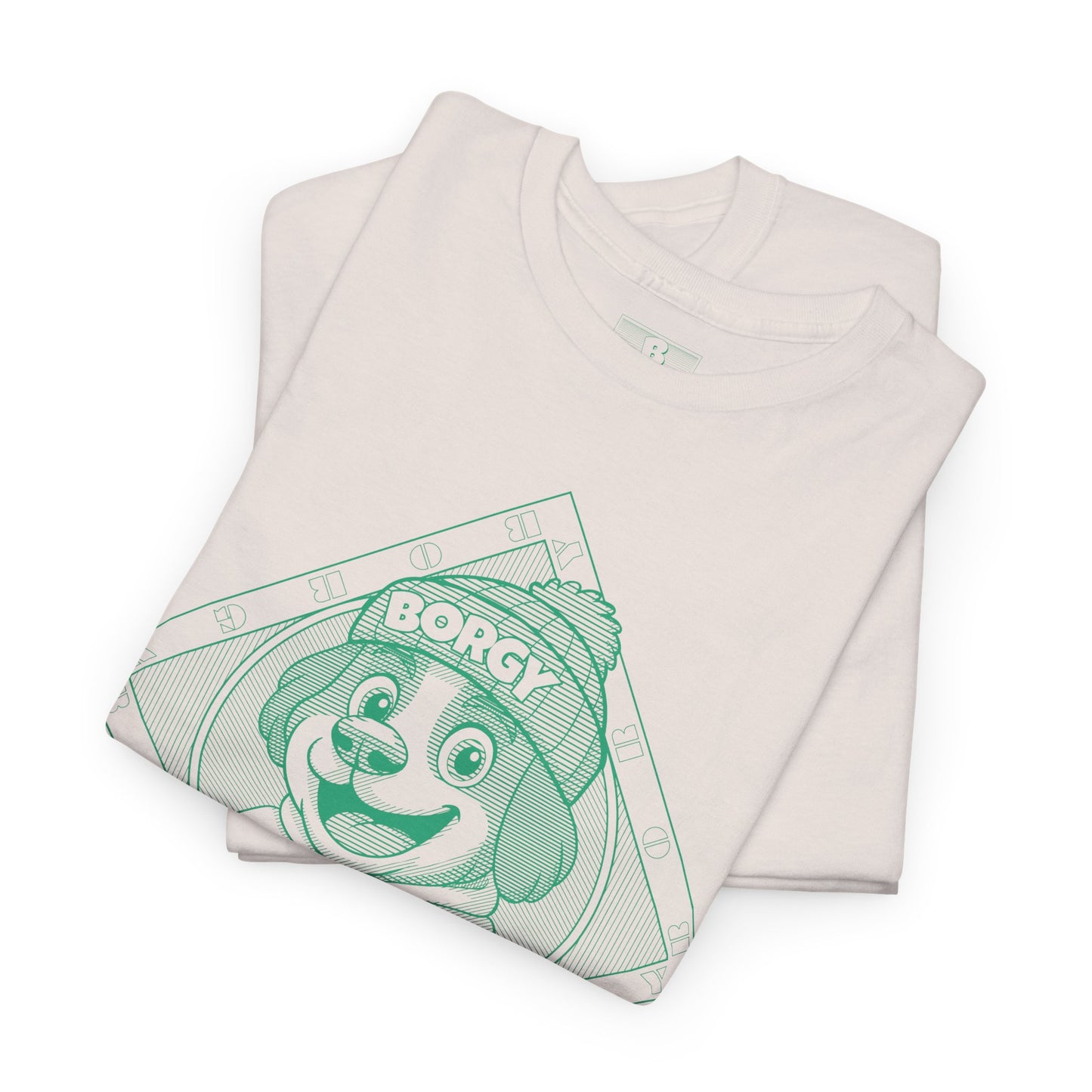 Borgy Greenlines T-Shirt - White & co