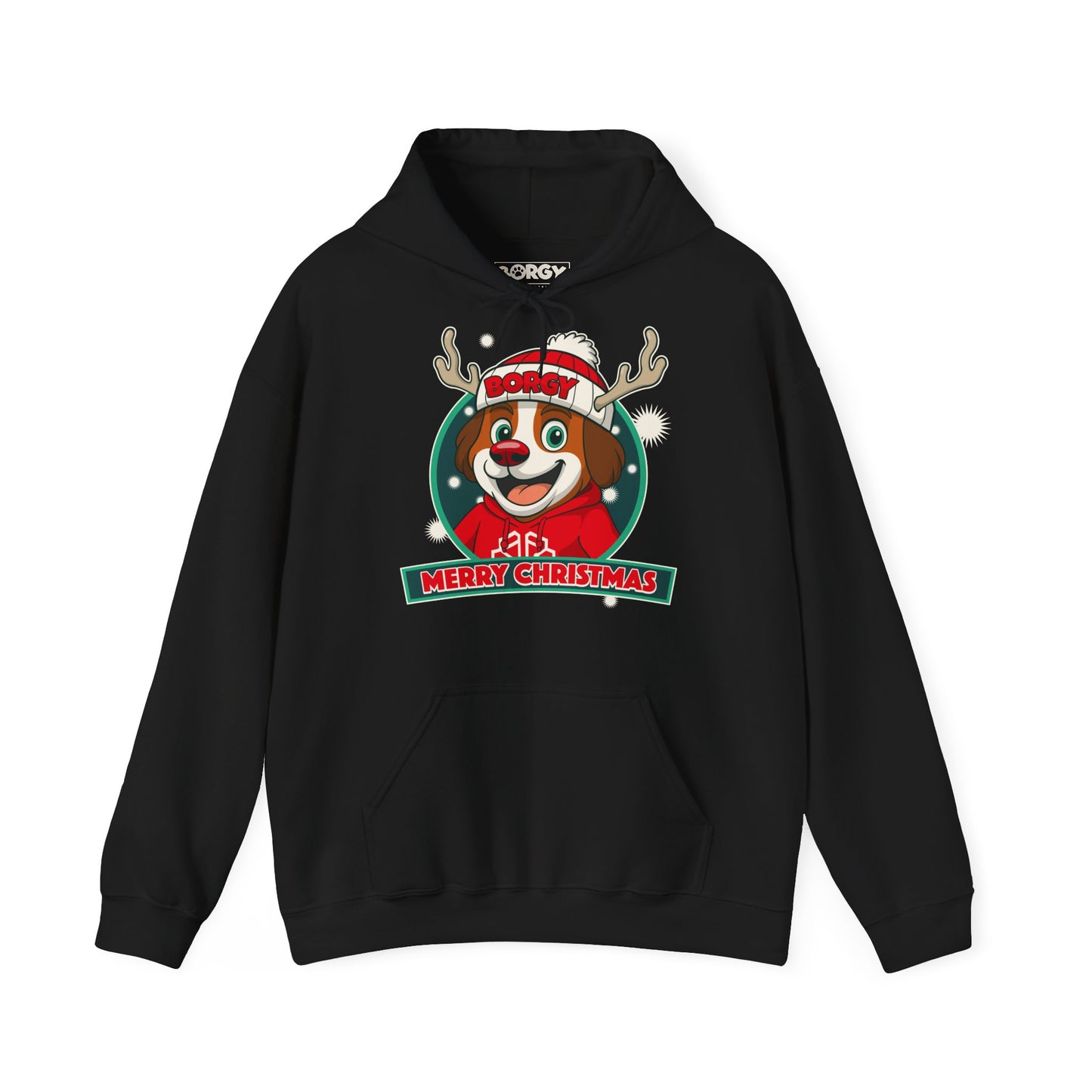 Borgy Merry Christmas - Hoodie - Black
