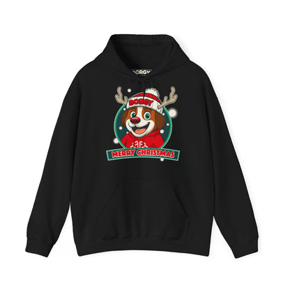 Borgy Merry Christmas - Hoodie - Black