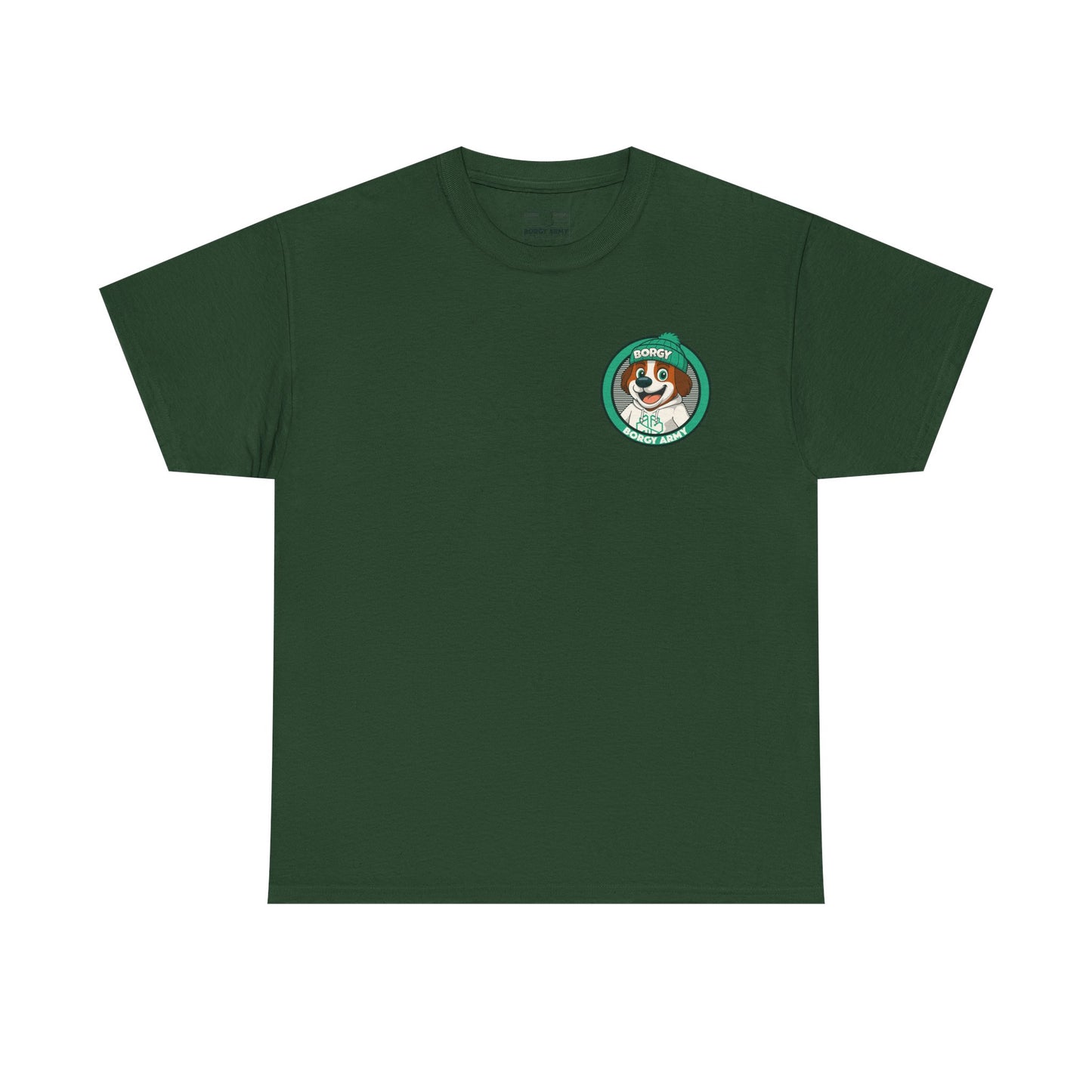Borgy Army - Green circle - Forest Green