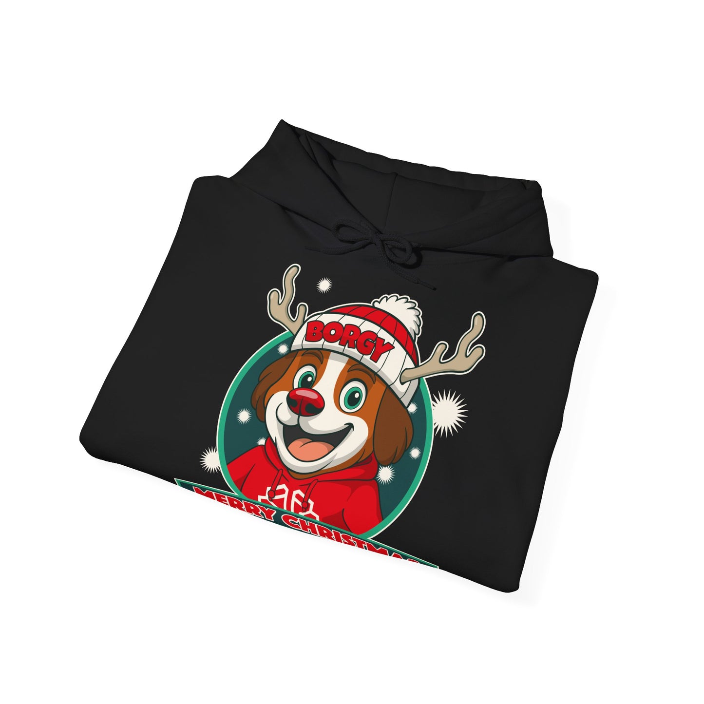 Borgy Merry Christmas - Hoodie - Black