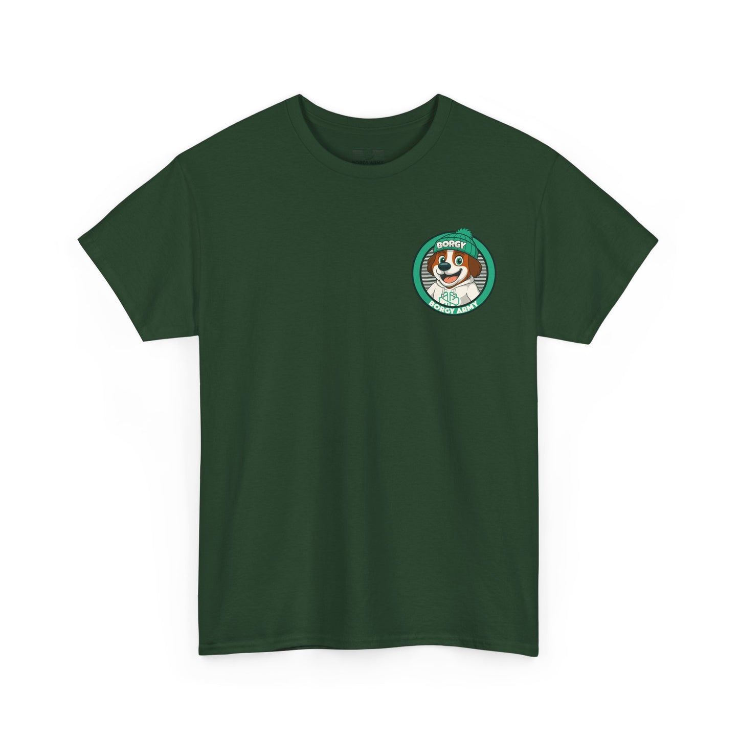 Borgy Army - Green circle - Forest Green
