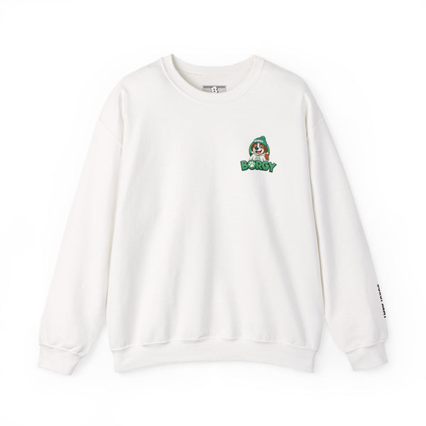 Borgy OG revecto - Double Logo crewneck - White