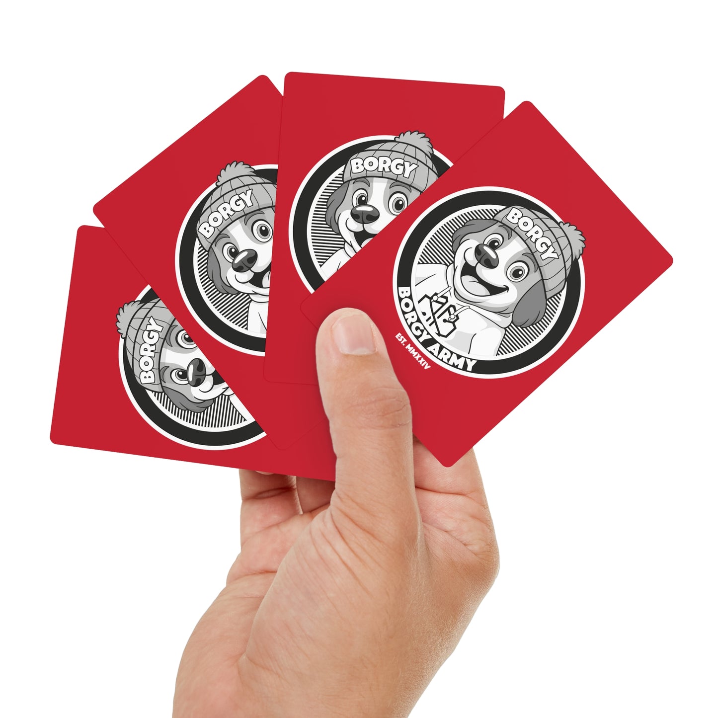 Red Poker Cards