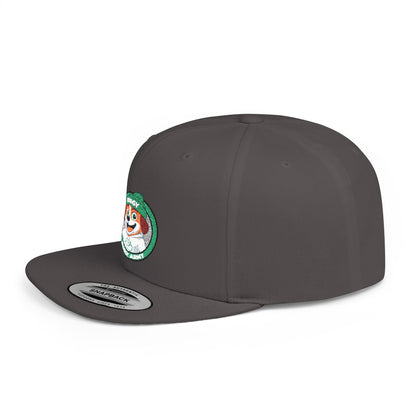 Borgy Army Snapback Hat - Green circle