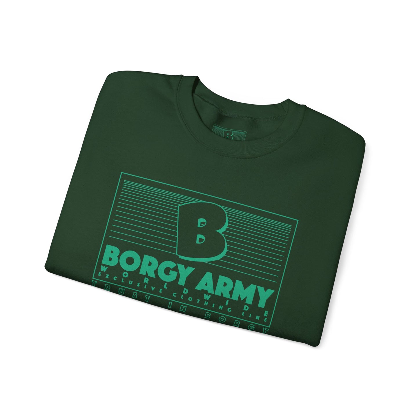 Borgy Worldwide Crewneck - Forest Green