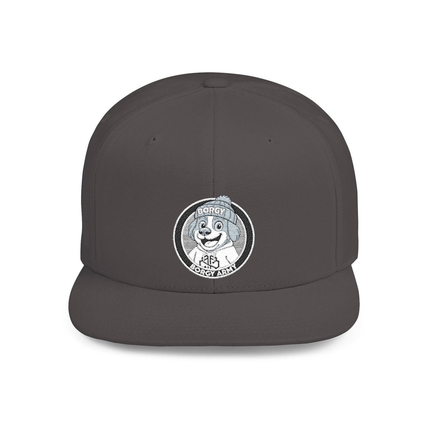 Borgy Army Snapback Hat - Monochrome